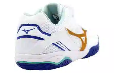 Mizuno Wave Drive 8 White Gold Blue