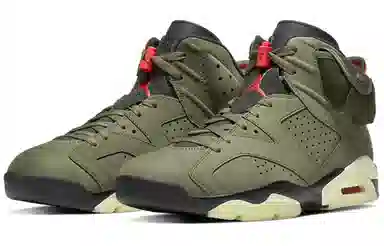 Travis Scott x Air Jordan 6 "Medium Olive"