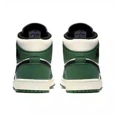 Jordan Mid Retro Basketball Shoes White Green