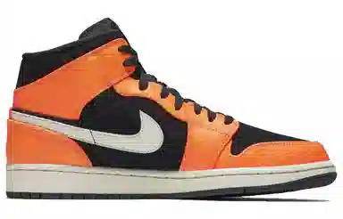 Jordan Air Jordan 1 Mid Black Orange