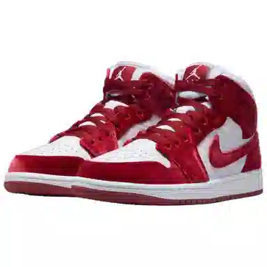 Jordan Air Jordan 1 Mid "Red Velvet White"