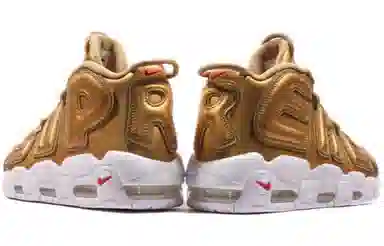 Supreme x Nike Air More Uptempo Metallic Gold