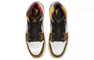 Jordan Air Jordan 1 Mid SE White Yellow Black