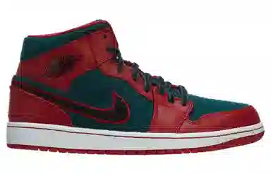 Jordan Air Jordan 1 Mid Gym Red/Black-Dark Sea