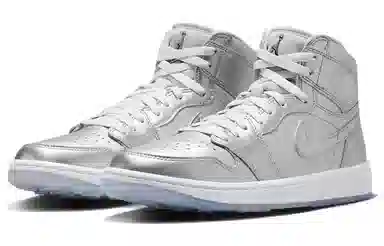 Jordan Air Jordan 1 High Golf "Liquid Silver"