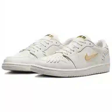 Jordan Air Jordan 1 Low White Gold