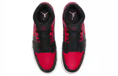 Jordan Air Jordan 1 Mid "Red and Black"