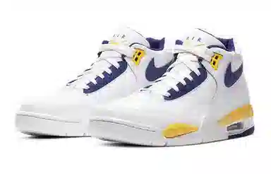 Nike Flight Legacy White Blue Yellow