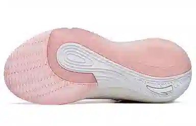 Anta Bubble弹 Basketball Shoes Women's Pink White