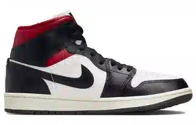 Jordan Air Jordan 1 Mid Black White Red