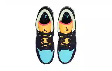 Jordan Air Jordan 1 Low Black Blue Orange