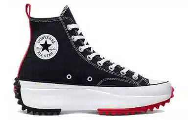 Converse Run Star Hike Black White Red