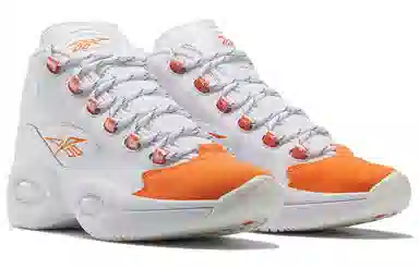 Reebok Question Mid White Orange