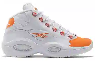 Reebok Question Mid White Orange