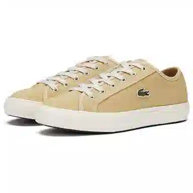 Lacoste Canvas Low-Top Light Brown