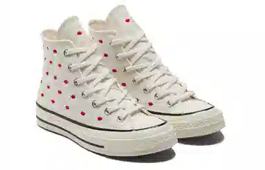 Converse 1970s Chuck Taylor All Star Valentine's Day High Top White Red