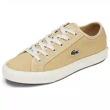 Lacoste Canvas Low-Top Light Brown
