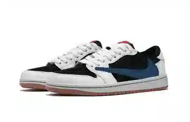 Travis Scott x Air Jordan 1 Low White Blue
