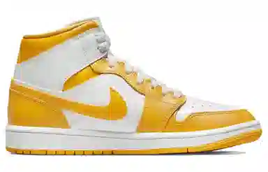 Jordan Air Jordan 1 Mid White Yellow