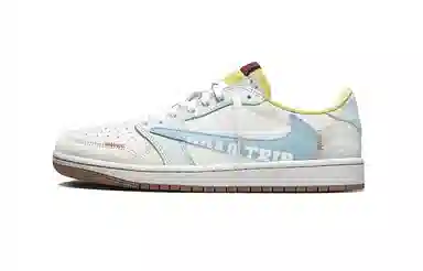 Travis Scott x Air Jordan 1 Low "Grey Blue"