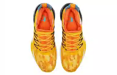Jordan Po Ying Mid Basketball Shoes Yellow Orange