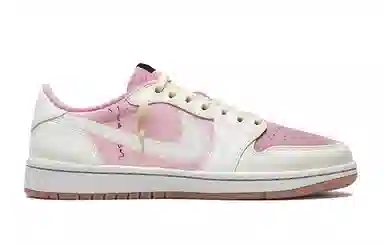 Travis Scott x Air Jordan 1 Low "White Pink"