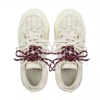 KAALIXTO Pearl Mirage Canvas Sneakers Beige