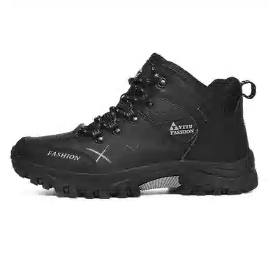 BIANSULONG Outdoor High-Top Hiking Shoes Black