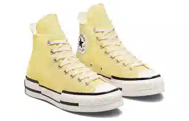 Converse 1970s Chuck Taylor All Star Plus High Top Pale Yellow