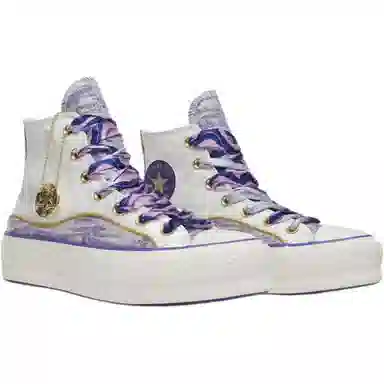 Converse All Star Lift White Purple