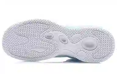 LiNing Retro High-Top Basketball Shoes Blue White