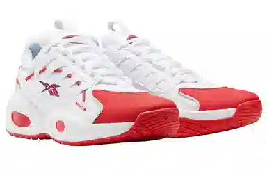 Reebok Solution Mid White Dynamic Red