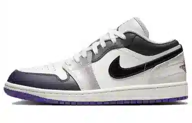 Jordan Air Jordan 1 Low SE White Black Purple