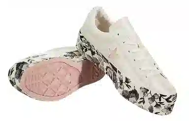 Converse One Star Platform Ox White Black Pink