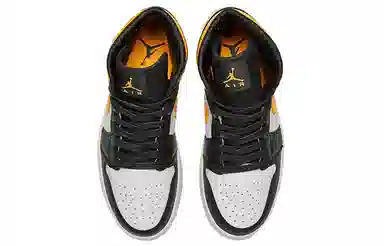Jordan Air Jordan 1 Mid SE Black Yellow