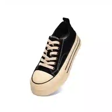 MISTERY Canvas Low Top Sneakers