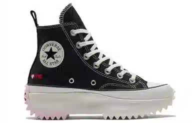 Converse Run Star Hike Black White Red