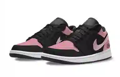 Jordan Air Jordan 1 Black Pink Toe