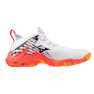 Mizuno Wave Lightning Neo 3 White Orange