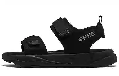 ERKE Zhulang Black Sandals