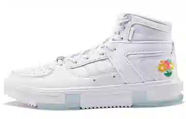 Xtep Lin Shuhao Series High-Top Basketball Shoes Women's White