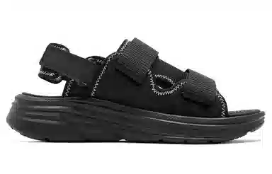 乔丹 百搭舒适 沙滩凉鞋 女款 黑色