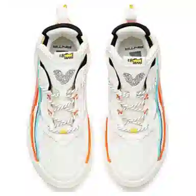 Keith Haring x Anta High-Top Sneakers White Green Orange