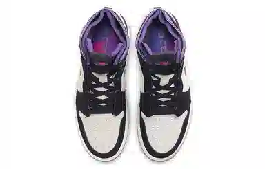 Jordan Retro High White Black Purple