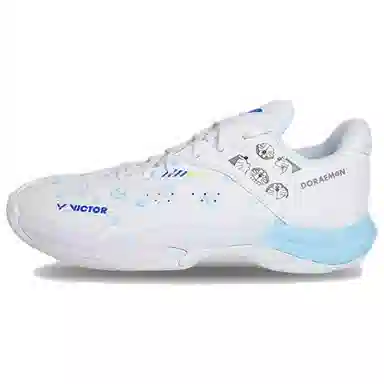 VICTOR Doraemon Low-Cut Badminton Shoes White