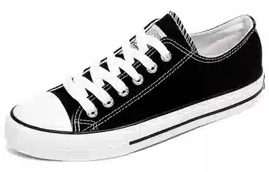 Warrior Canvas Low Black