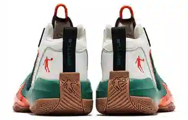 Jordan High-Top Basketball Shoes Grey Green