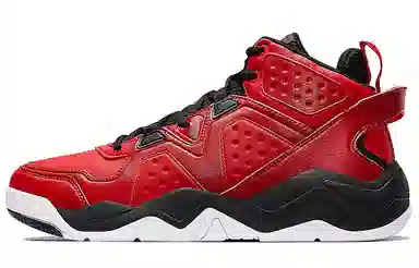 Xtep High-Top Basketball Shoes Red Black
