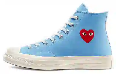 CDG PLAY x Converse Chuck Taylor All Star 1970s Hi Blue