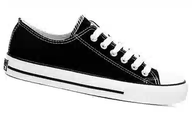 Warrior Canvas Low Black